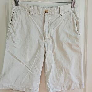 Vineyard Vines Men's Cream Flat Front Shorts